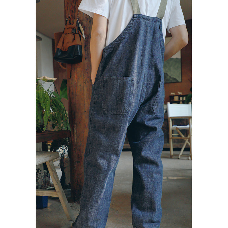 Men's Canvas Naval Dungaree In Blue